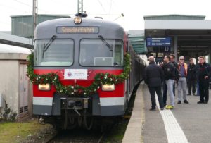 Abschiedszug S-Bahn Stuttgart Baureihe ET420