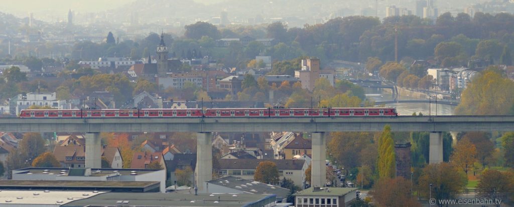 Abschiedszug S-Bahn Stuttgart Baureihe ET420