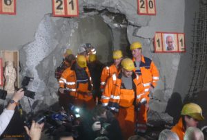 Am 19. Dezember 2016 wurde der Durchschlag der ersten Röhre des Cannstatter Tunnel gefeiert - Der erste Tunnel hat den Stuttgarter Talkessel erreicht.