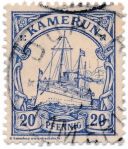 Briefmarke Deutsche Auslandspost Kamerun