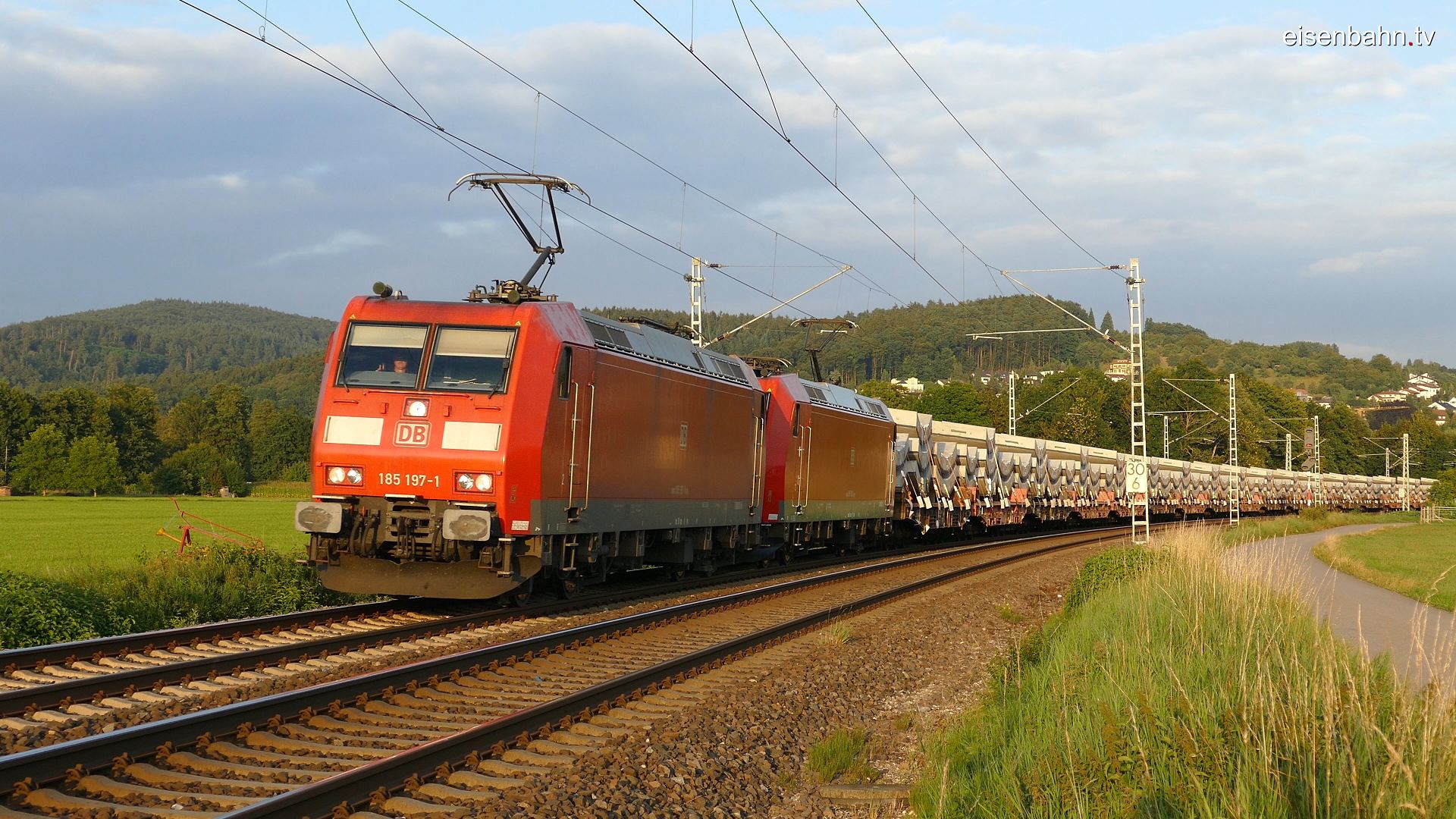 Tübbing Zug bei Plüderhausen auf der Remsbahn