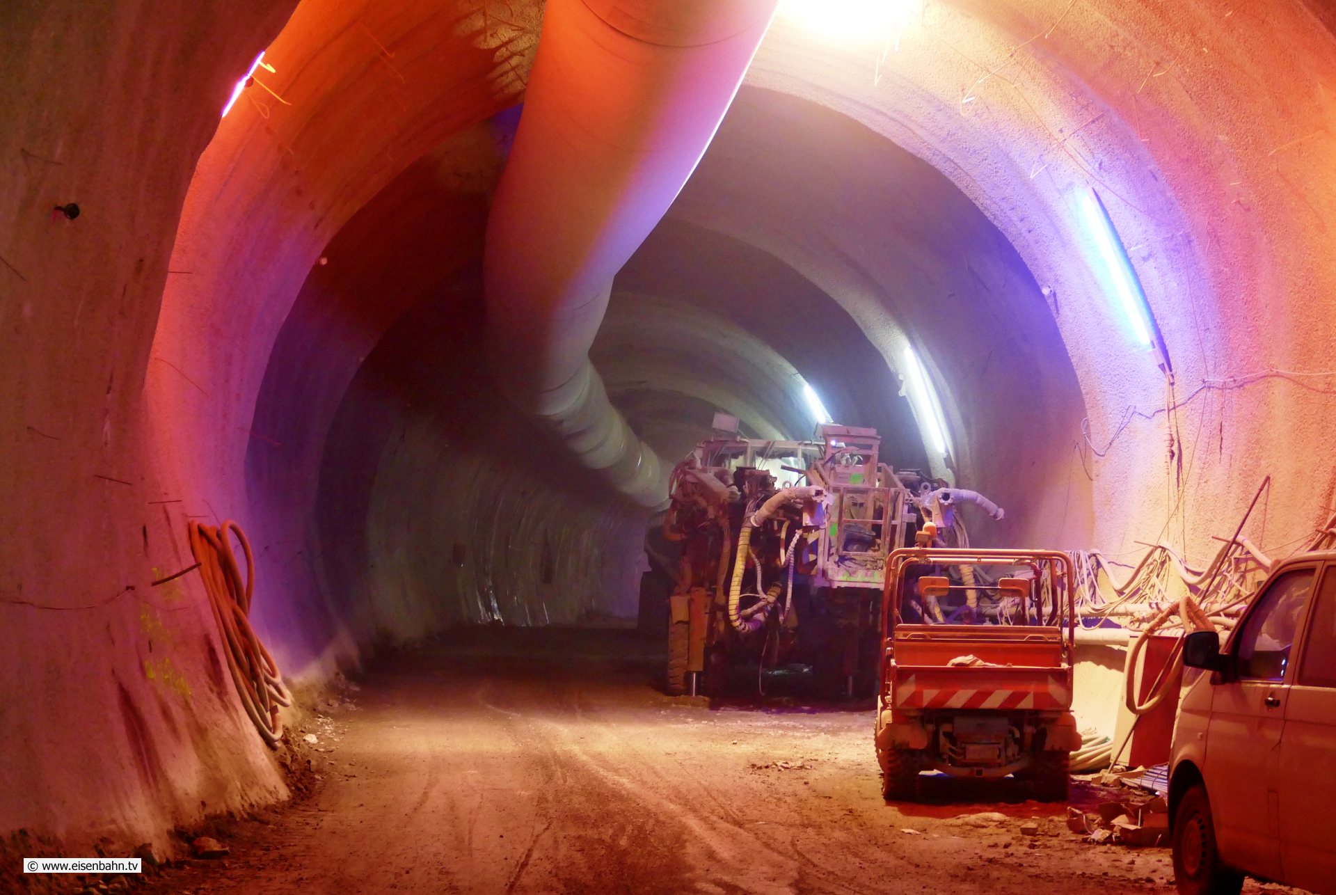 Tunnelbau im Anhydrit Canstatter Tunnel Stuttgart 21