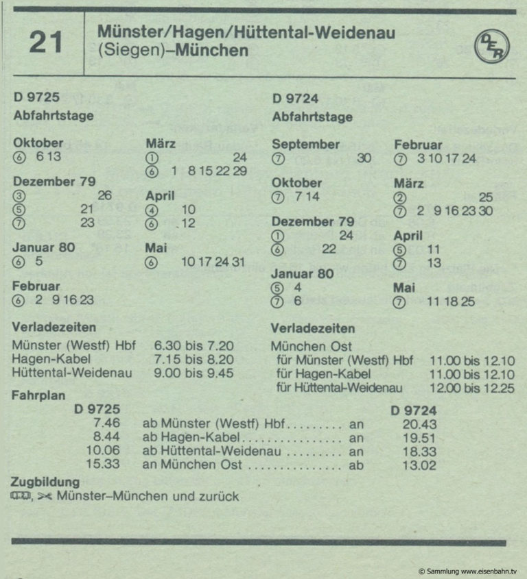 Fahrplan Bahn Niebüll Sylt