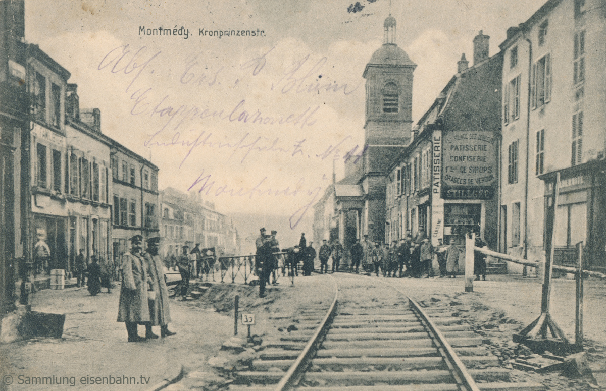 Montmédy Umgehungsbahn des Tunnels mitten im Ort in der Kronprinzenstraße.