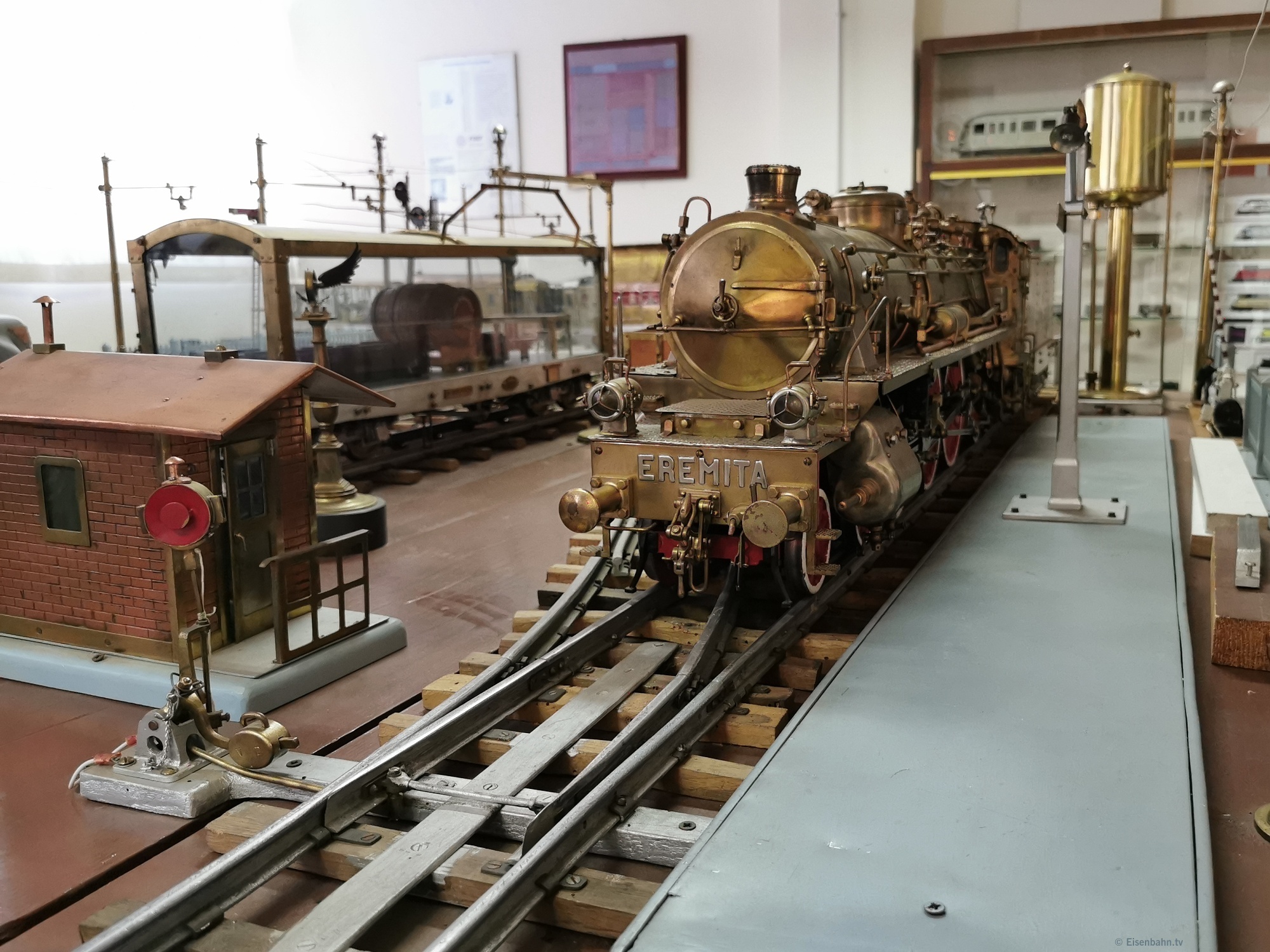 Dampflokomotive „Eremita“ gehört zur Modellsammlung von Dante Vinciguerra.